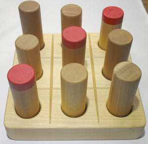 Children's Tic Tac Toe game. Great give for children, day care provider. Improves fine motor and problem solving skills.