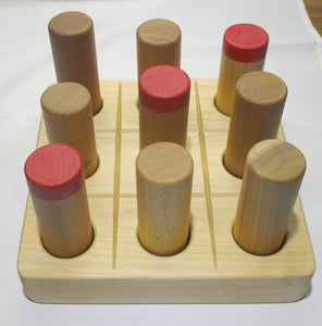 Children's Tic Tac Toe game. Great give for children, day care provider. Improves fine motor and problem solving skills.